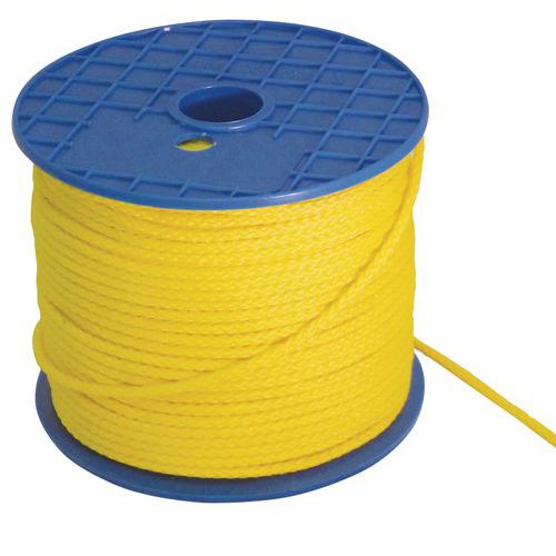 Coloured polypropylene halyard - Yellow