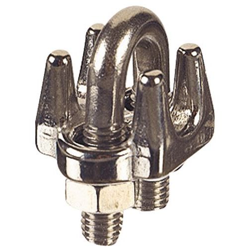 Steel cable clamp bracket