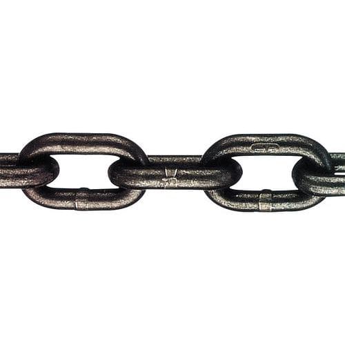 High-strength steel chain for securing items - Medium links - Load capacity 15,000 to 54,000 kg