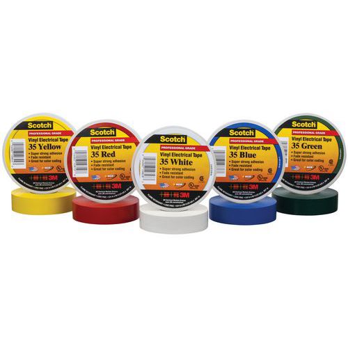 Colour electrical insulation vinyl tape - Scotch® 35 - 3M