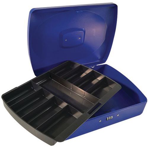 Steel Cash Box With Combination Lock - Petty Cash Safes - Manutan Expert