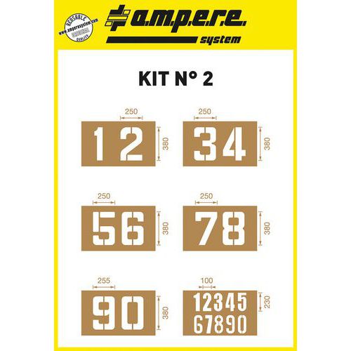 Stencil kit no. 2 - Ampere System