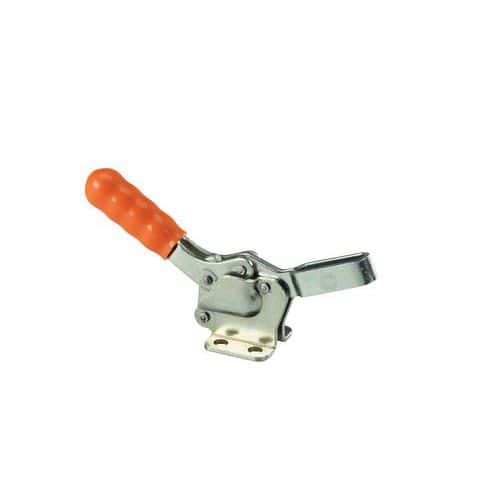 Snap fastener with horizontal lever