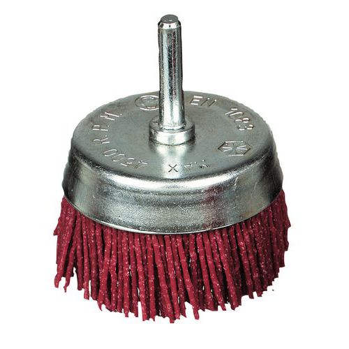 Abrasive wire brush - Cup - Strong grit