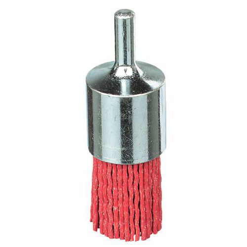Abrasive wire brush - End brush - Strong grit