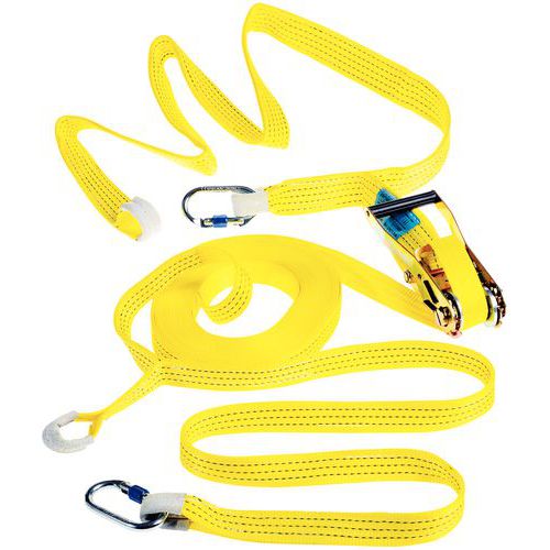 Speedline temporary horizontal lifeline