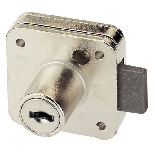 Encased lock - Vertical square