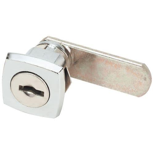 Cam lock - 20 mm body length - Auto-clipping square head