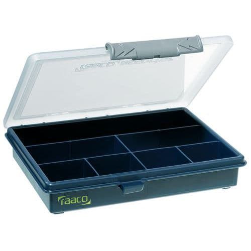 Box with impact-proof compartments
