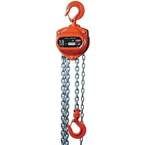 Select 200 manual hoist - Capacity 250 to 3000 kg