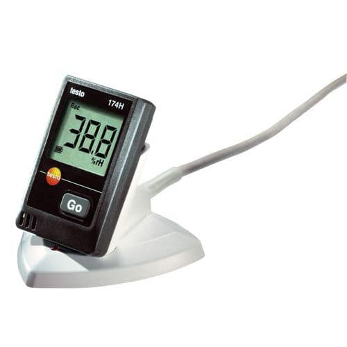 Temperature and humidity data logger kit + USB interface - Testo 174 H