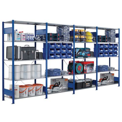 Lightweight Easy-Fix shelving - Epoxy finish - Schulte