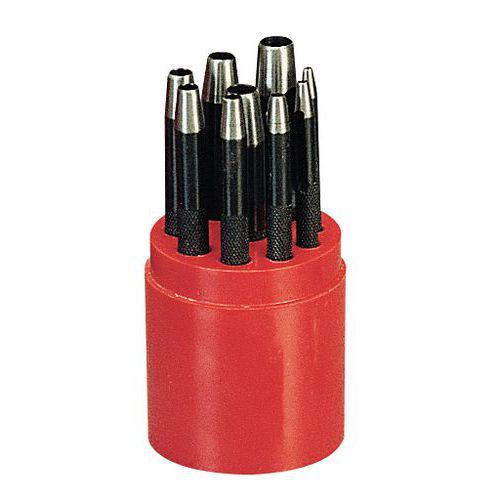 Die cutter - Set of 9 - Ø 2 to 10 mm