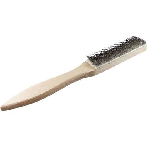 File cleaning brush