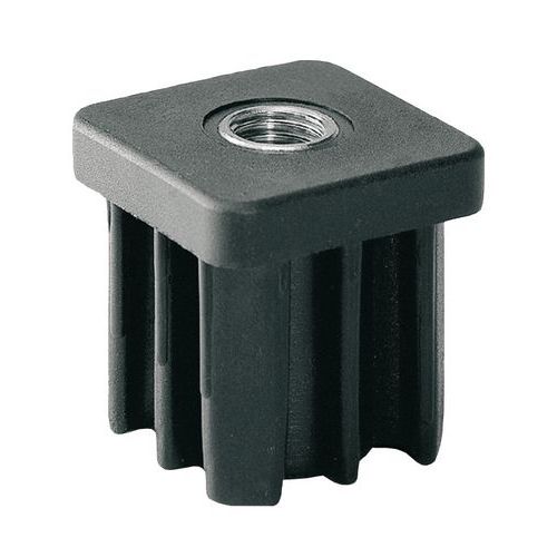 CALDIC plug-in end piece for square tubing