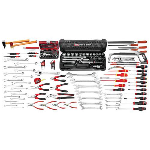 Selection of 168 tools for industrial maintenance CM.130A - Facom