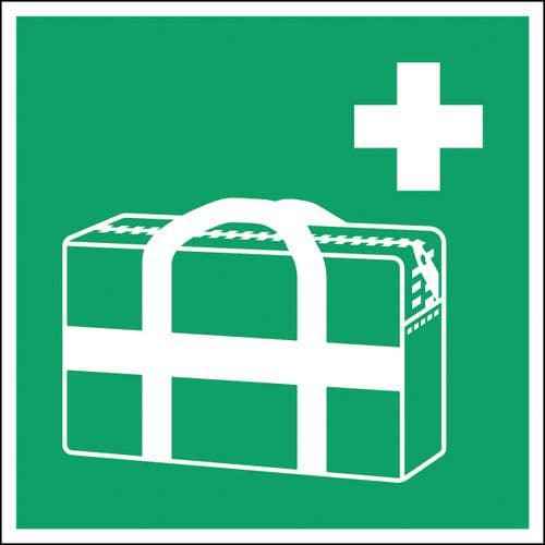 Emergency sign - Medical grab bag - Rigid