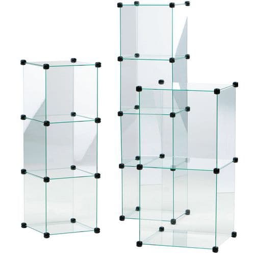 Cube Display Case | 6 Compartments | Manutan UK