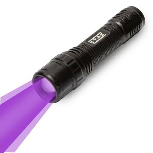 HORATIO battery-powered UV LED torch, 3 W - Velamp