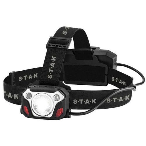 Rechargeable LED headlamp with reflector - Stak