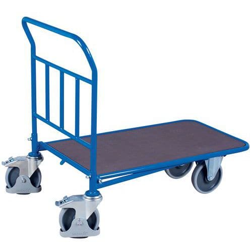 Nesting trolley with ergonomic fixed back - Capacity 400 and 500 kg