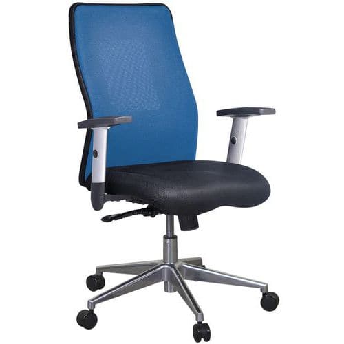 Penelope office chair with medium backrest - Fabric - Manutan Expert