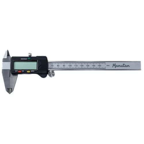 Digital Callipers - Double Jaws - 10 Year Guarantee - Manutan Expert