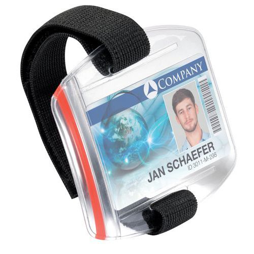 Badge-holder armband