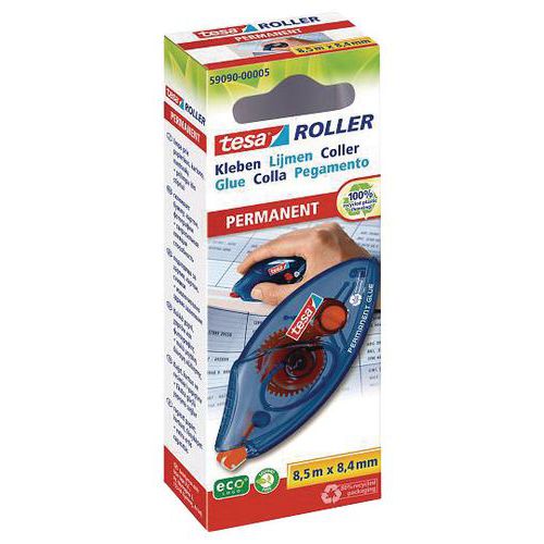 tesa ecoLogo® disposable permanent glue roller