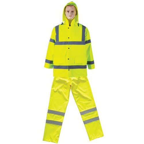 High Visibility Wet Weather Suit - Manutan Expert