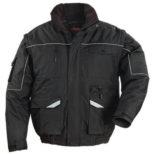 Ripstop work jacket - Black