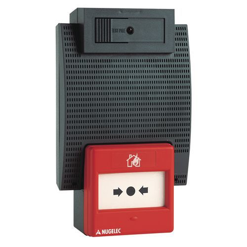 Battery-operated fire alarm case