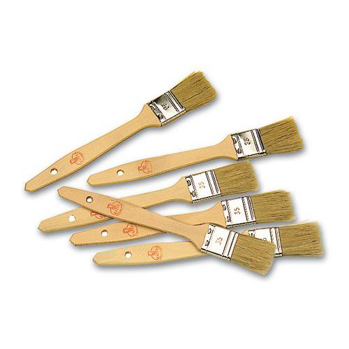 Flat brush with wooden handle_Matfer