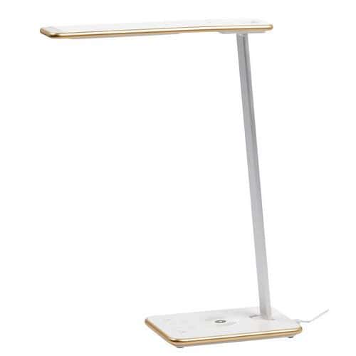 ORBIT white and gold desk lamp - ALUMINOR