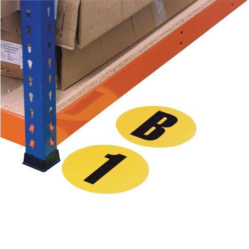 Circular floor marker - Number - Beaverswood