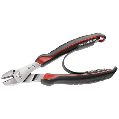 Dual-material diagonal cutting pliers