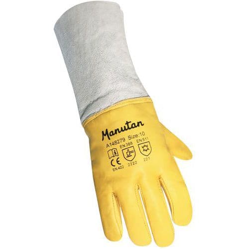 Cold protection gloves with adjustable cuffs - Manutan Expert