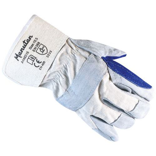 Leather Handling Gloves - Manutan Expert