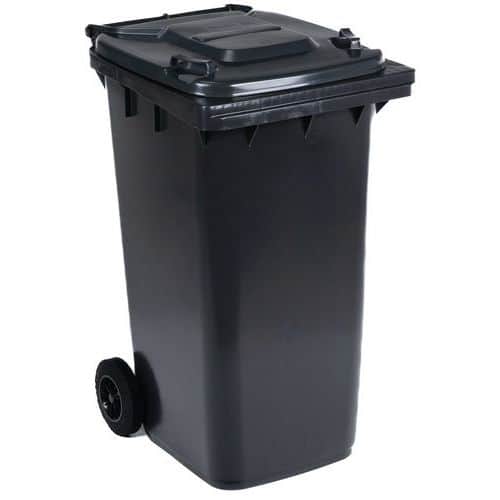 240L Wheelie Bin With Waste Separation Lids - UK Standard - Manutan Expert