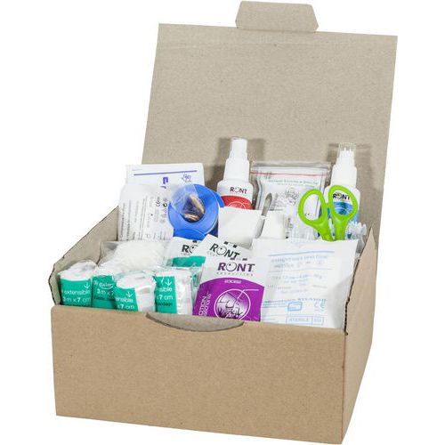 Kit for medicine cabinet, 5 to 10 people - FARMOR