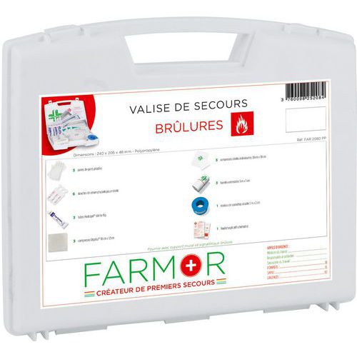 First-aid kit for burns - FARMOR