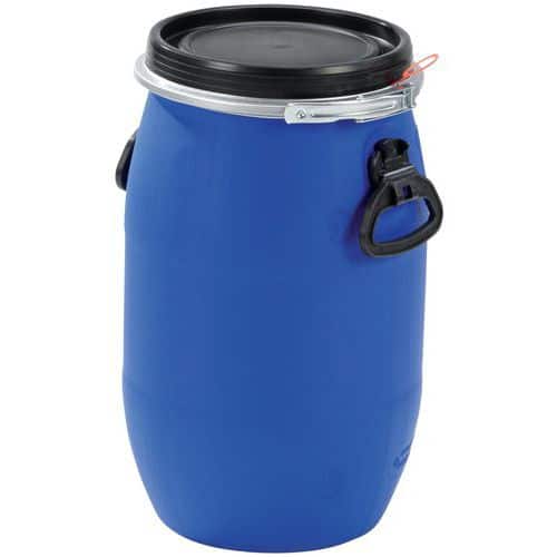 Fully opening UN approved 30 to 220 L drum - Blue