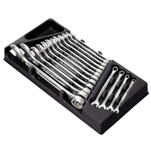 Module of 16 combination spanners, 440 series, OGV profile