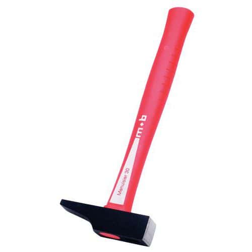 Le Rouge series carpenter's hammer with tri-material handle