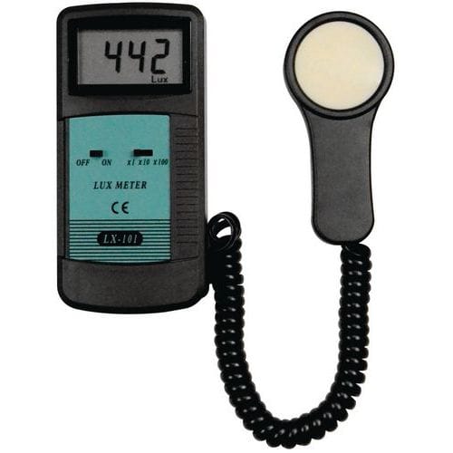 Hand-Held Light Meter - Digital  Industrial Lux Meters - Manutan Expert