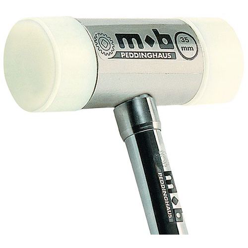 Mob stone breaking hammer with interchangeable end-piece