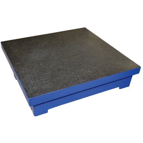 Surface Calibration Plate - Cast Iron - Ribbed Surface Mat - Manutan Expert