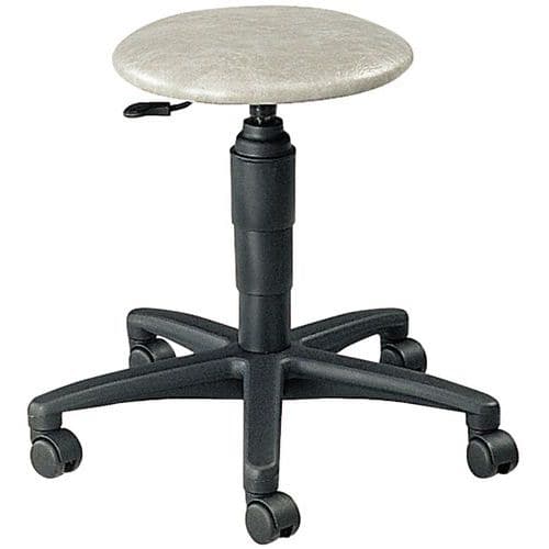 Workshop Stool with Castors