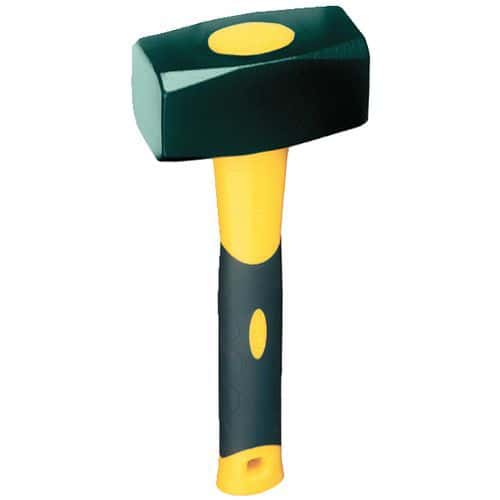 Novagrip club hammer with dual-material handle