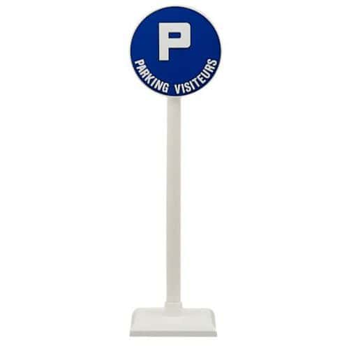 Signpost for chain - PVC - On base